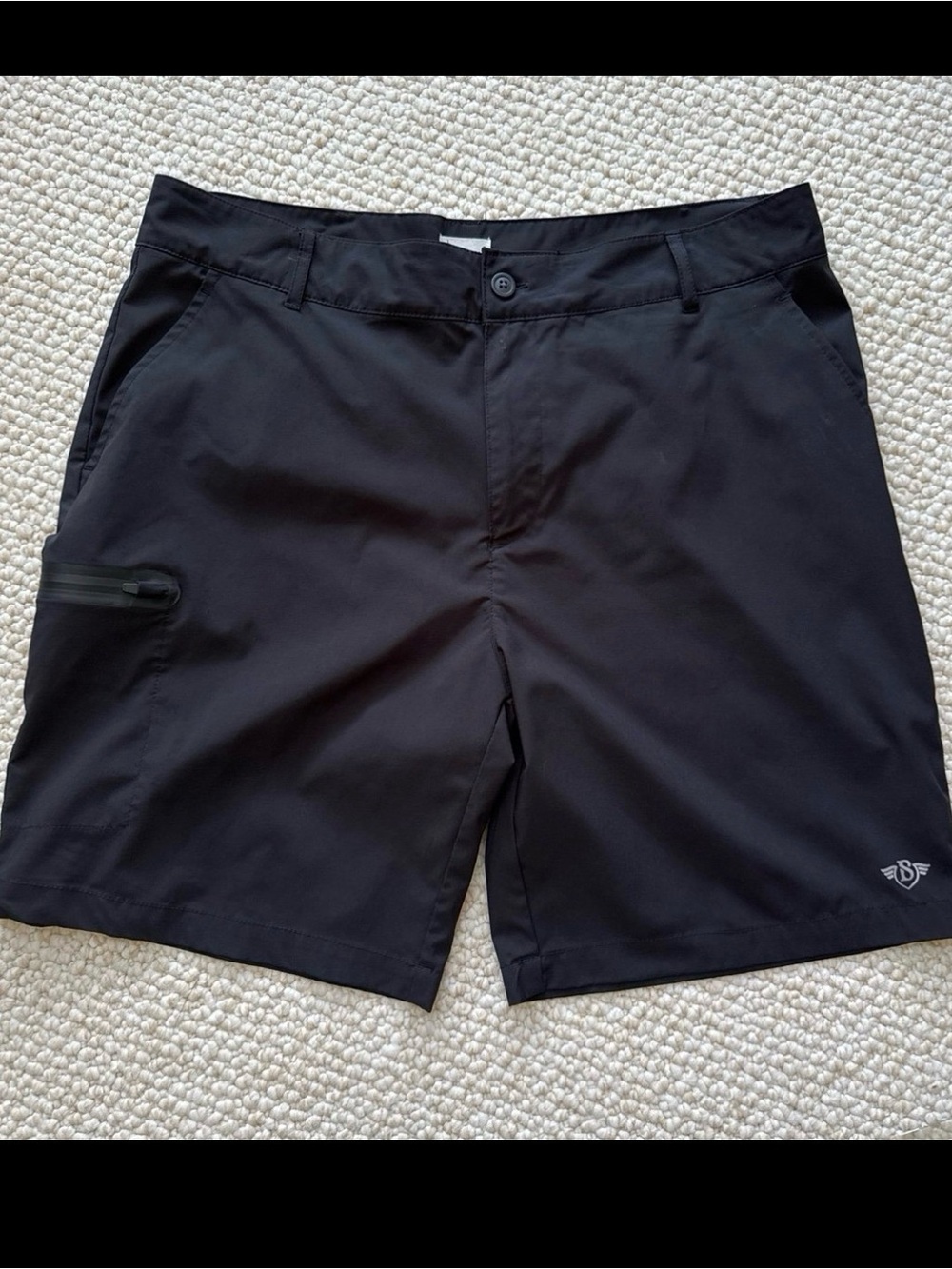 Men's Black Performance Shorts by Eight Bells - like new!  Size 36